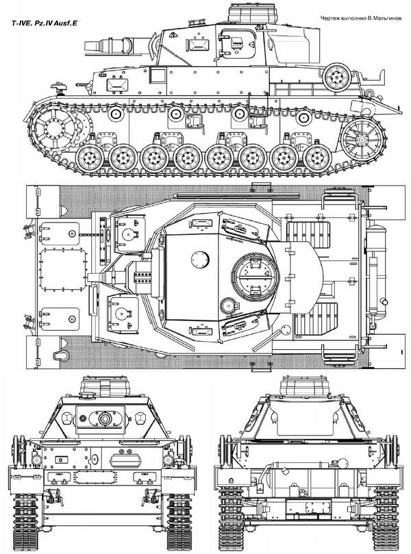 Средний танк PZ.IV. «Рабочая лошадка» Панцерваффе