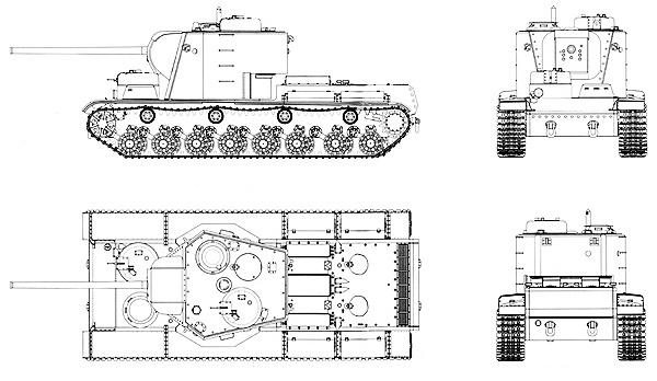 Танк прорыва КВ. "Клим Ворошилов"