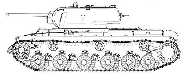 Танк прорыва КВ. "Клим Ворошилов"