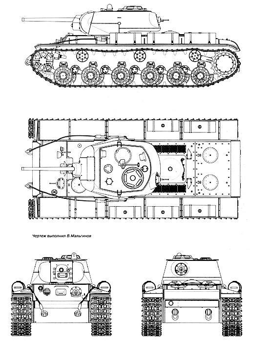 Танк прорыва КВ. "Клим Ворошилов"