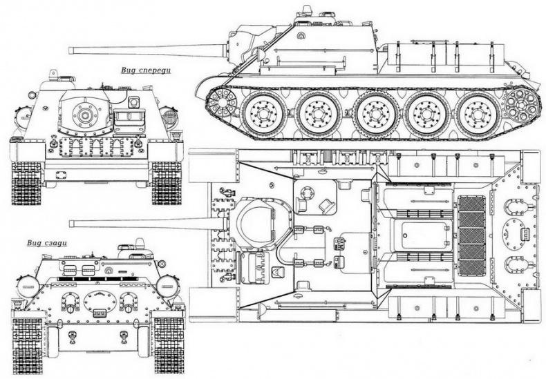 Самоходные установки на базе танка Т-34