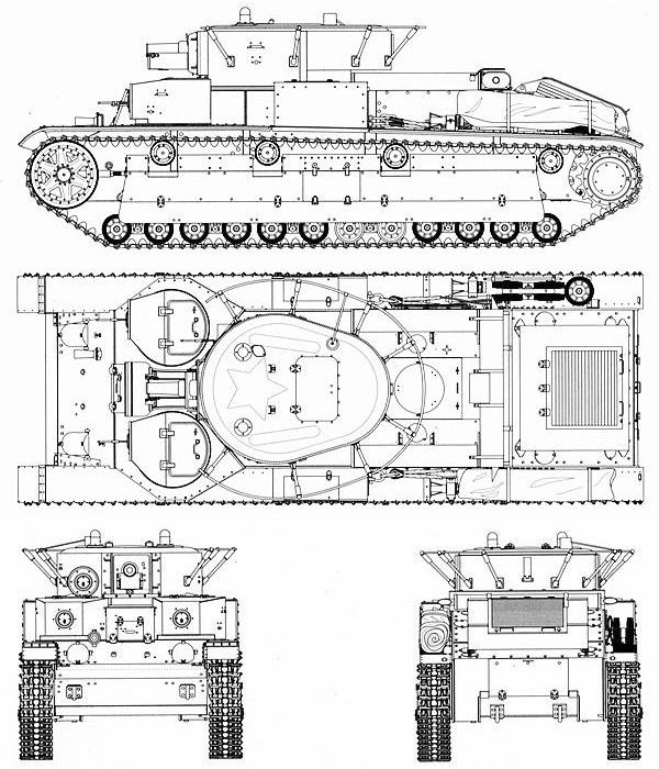 Средний танк Т-28. Трёхглавый монстр Сталина