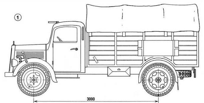 Полуторатонные грузовики Германии 1939—1945 гг.